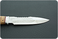 Нож Спас-1 береста, алюминий, без золочения : фото 4