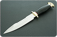 Нож Спас-6 наборная кожа, 95х18, латунь : фото 2