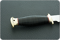 Нож Спас-6 наборная кожа, 95х18, латунь : фото 5