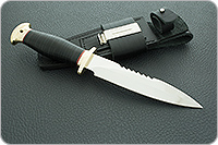 Нож Спас-6 наборная кожа, 95х18, латунь : фото 9