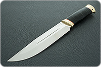 Нож Таежный-2 наборная кожа, 95х18, латунь : фото 2