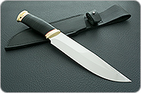 Нож Таежный-2 наборная кожа, 95х18, латунь : фото 7