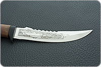 Нож Рыбацкий-1 орех, текстолит, без золочения : фото 4