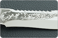 Нож Тайга граб - черное дерево, 95х18, латунь : фото 5