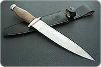 Кинжал охотничий-С орех, 95х18, алюминий : фото 9