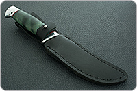 Нож Марал стабилизированный кап, алюминий, золочение клинка : фото 8