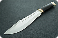 Мачете Малыш граб - черное дерево, 95х18, латунь : фото 2