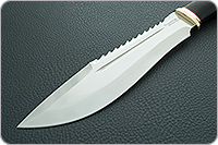 Мачете Малыш граб - черное дерево, 95х18, латунь : фото 3