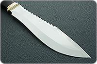 Мачете Малыш граб - черное дерево, 95х18, латунь : фото 4