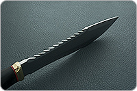 Мачете Малыш граб - черное дерево, 95х18, латунь : фото 9