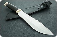 Мачете Малыш граб - черное дерево, 95х18, латунь : фото 10