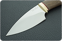 Нож Утес орех, 95х18, латунь : фото 3