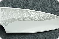 Нож Утес орех, 95х18, латунь : фото 8