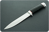 Нож Попутчик наборная кожа, 95х18, алюминий : фото 2