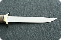 Нож Разведчик орех, 95х18, латунь : фото 8