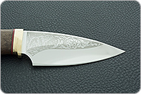 Нож Утес орех, латунь, без золочения : фото 4