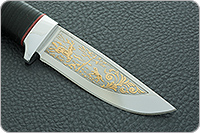 Нож Малек-2 наборная кожа, 95х18, алюминий : фото 4