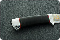 Нож Малек-2 наборная кожа, 95х18, алюминий : фото 5