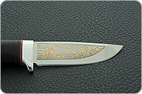 Нож Малек-2 наборная кожа, 95х18, алюминий : фото 7