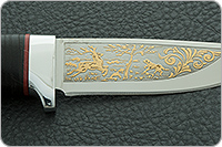 Нож Малек-2 наборная кожа, 95х18, алюминий : фото 8