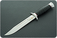 Нож Разведчик наборная кожа, 95х18, алюминий : фото 2