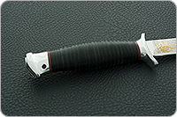 Нож Разведчик наборная кожа, 95х18, алюминий : фото 5