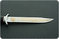 Нож Разведчик наборная кожа, 95х18, алюминий : фото 7