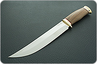 Нож Атаман орех, 95х18, латунь : фото 2