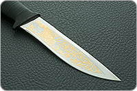 Нож Дикси наборная кожа, 95х18, текстолит : фото 4