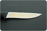 Нож Дикси наборная кожа, 95х18, текстолит : фото 7