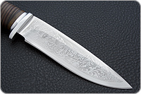 Нож Артыбаш наборная кожа, 95х18, алюминий : фото 2