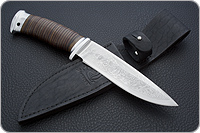 Нож Артыбаш наборная кожа, 95х18, алюминий : фото 4