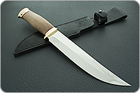 Нож Атаман орех, латунь, без золочения : фото 6