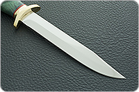 Нож Разведчик стабилизированный кап, 95х18, латунь : фото 4