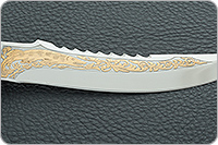 Нож Рыбацкий-1 наборная кожа, 95х18, текстолит : фото 8