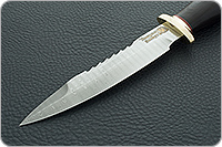 Нож Спас-6 граб - черное дерево, дамаск, латунь : фото 3