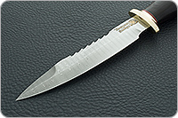 Нож Спас-6 граб - черное дерево, дамаск, латунь : фото 5