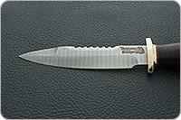 Нож Спас-6 граб - черное дерево, дамаск, латунь : фото 10