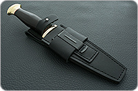 Нож Спас-6 граб - черное дерево, дамаск, латунь : фото 13