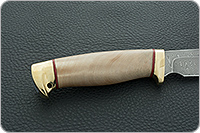 Нож Сталкер кап березовый, латунь, без золочения : фото 5