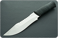 Нож Тайга наборная кожа, 95х18, текстолит : фото 2