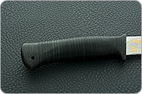 Нож Дикси наборная кожа, текстолит, золочение клинка : фото 3