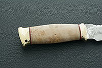 Нож Тайга кап березовый, 95х18, латунь : фото 5