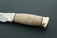 Нож Тайга кап березовый, 95х18, латунь : фото 6