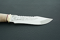 Нож Тайга кап березовый, 95х18, латунь : фото 7