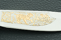 Нож Стингер наборная кожа, 95х18, текстолит : фото 8