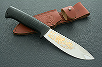 Нож Стингер наборная кожа, 95х18, текстолит : фото 10