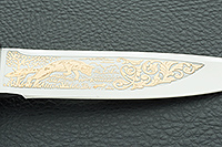 Нож Fox-4 наборная кожа, 95х18, текстолит : фото 8