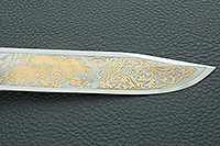 Нож Баджер-2 наборная кожа, 95х18, алюминий : фото 8