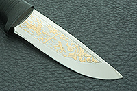 Нож Малек-2 наборная кожа, 95х18, текстолит : фото 4